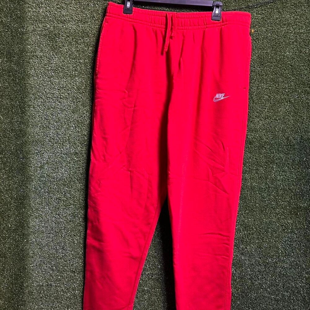 Nike Men's Red Joggers-tracksuits